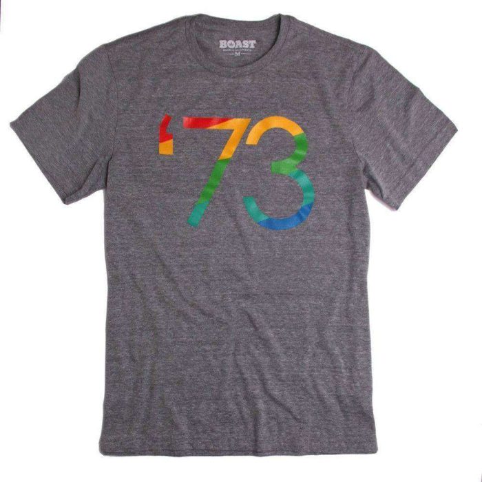 1973 Tee in Heather Grey by Boast
