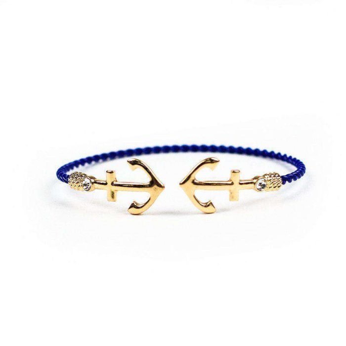 Anchor Bracelet in Blue by Country Club Prep