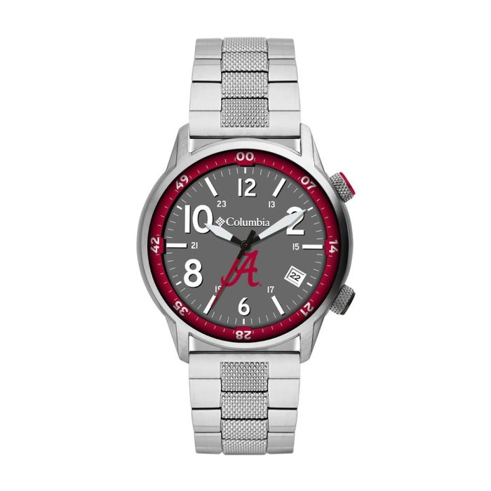 Alabama Outbacker 3-Hand Date Stainless Steel Watch by Columbia Sportswear
