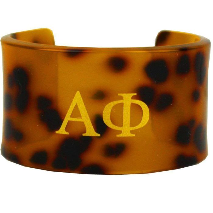 Alpha Phi Tortoise Cuff Bracelet by Fornash