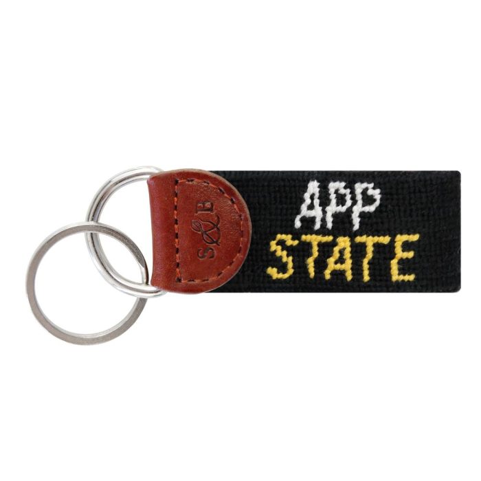 Appalachian State University Needlepoint Key Fob by Smathers & Branson
