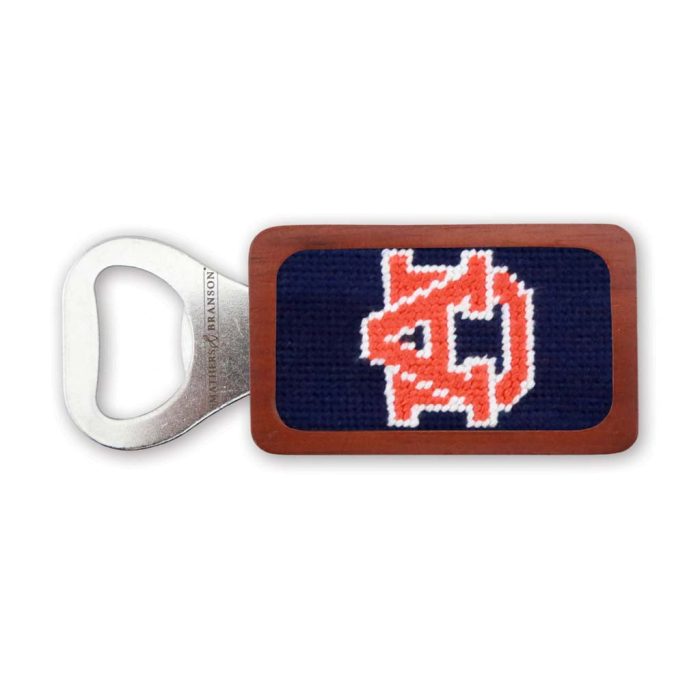 Auburn University Needlepoint Bottle Opener by Smathers & Branson