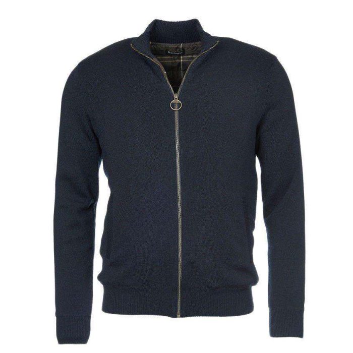 Ardeley Zip Through Jacket in Navy by Barbour