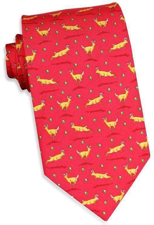 Big Bucks Tie in Red by Bird Dog Bay