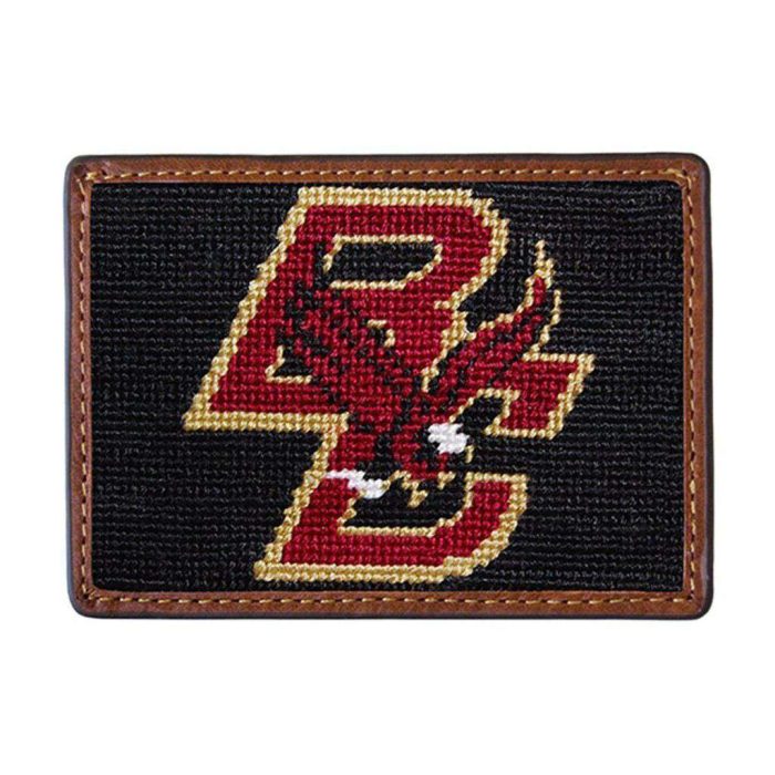 Boston College Needlepoint Credit Card Wallet by Smathers & Branson