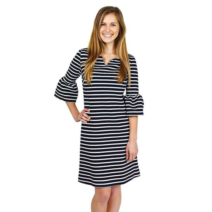 Belle De Jour Dress in Navy by Elizabeth McKay
