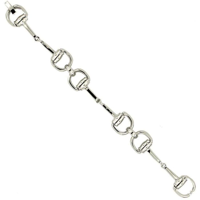 Bit Link Bracelet in Silver by Pink Pineapple