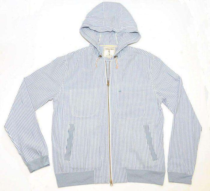Blue Magic Seersucker Hoodie