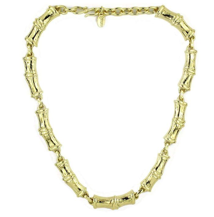 Bamboo Necklace by Pink Pineapple