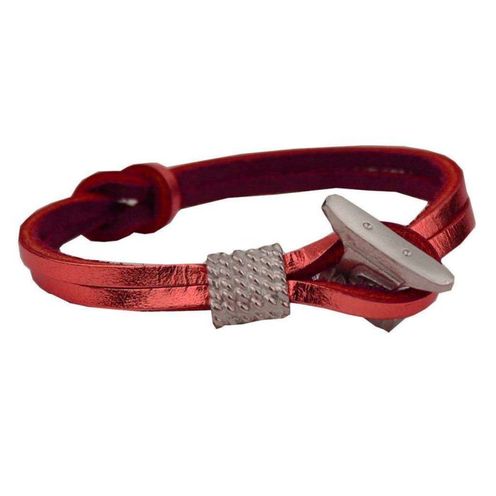 Boat Shoe Lace Bracelet in Coral by Category 5 Boat Shoes