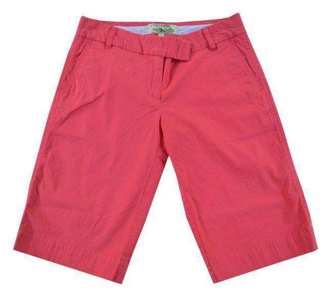 Bermuda Short in Sunset Red by Castaway Clothing