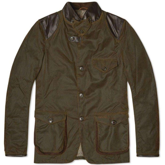 Boneyard Wax Jacket in Olive by Barbour