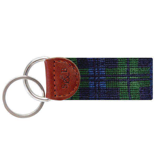 Black Watch Needlepoint Key Fob by Smathers & Branson