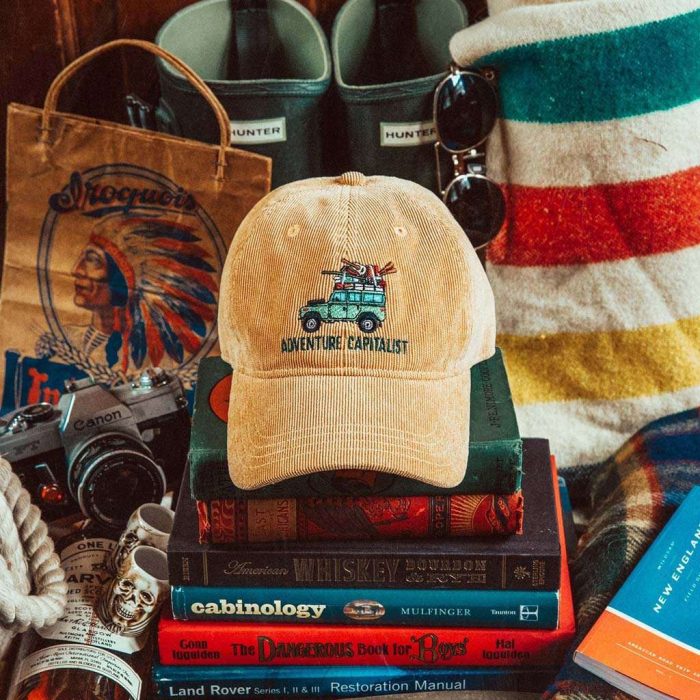 Corduroy Adventure Capitalist Hat by Kiel James Patrick