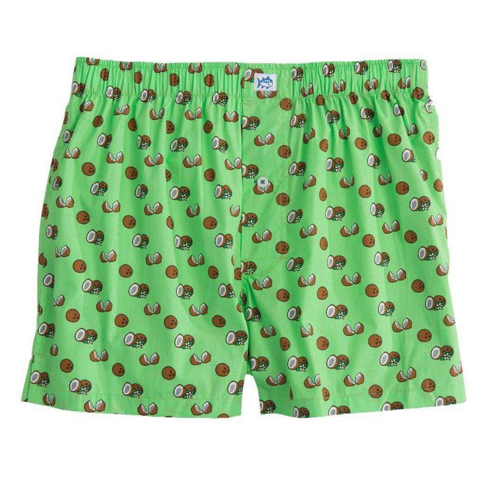 Coconuts Boxer in Summer Green by Southern Tide