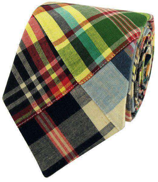 Child's Madras Plaid Tie in Great Island by Just Madras