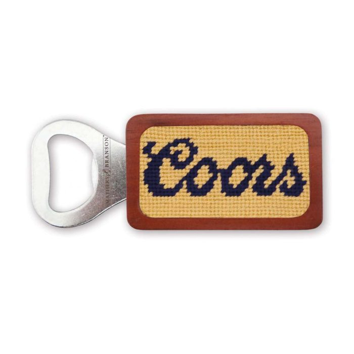Coors Needlepoint Bottle Opener by Smathers & Branson