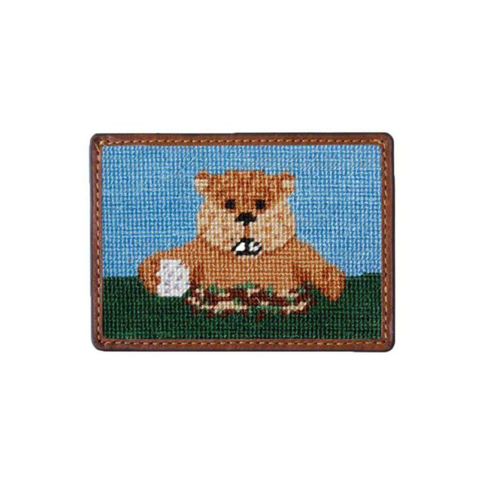 Caddyshack Needlepoint Credit Card Wallet by Smathers & Branson