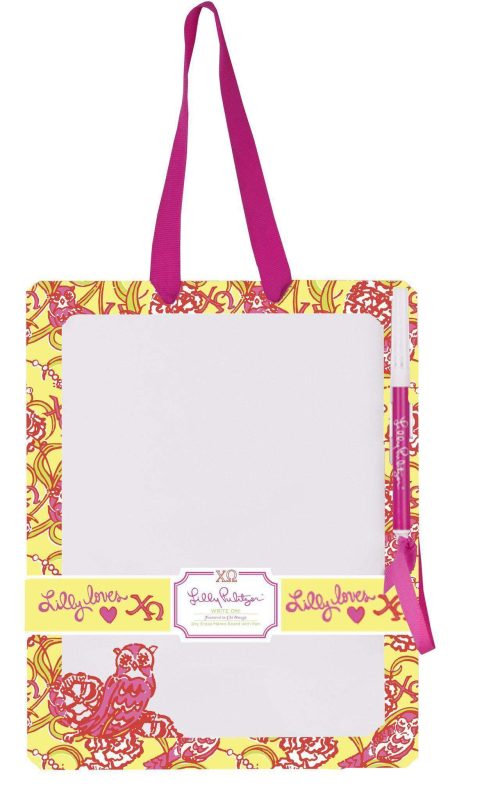 Chi Omega Dry Erase Board by Lilly Pulitzer