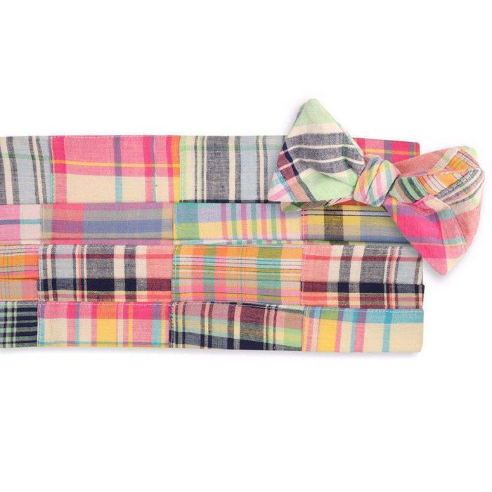 Crawdad Patchwork Cummerbund Set by High Cotton