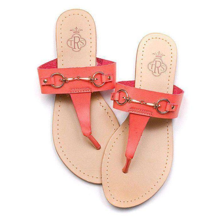 Caroline Sandal in Orange by The Royal Standard