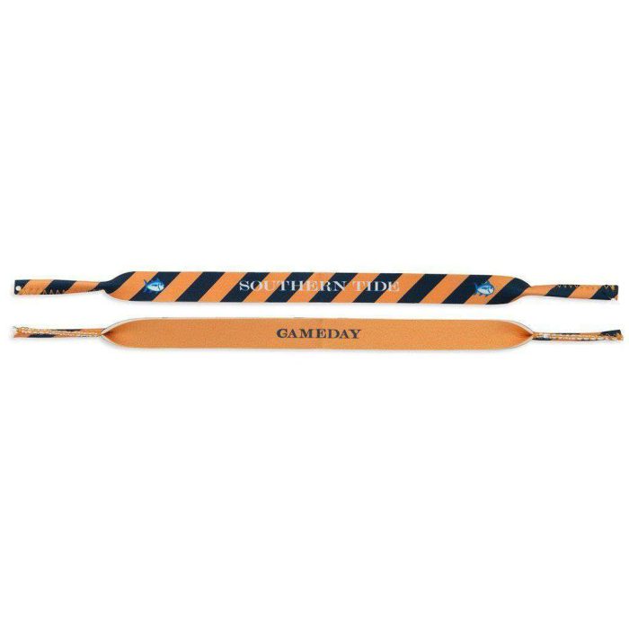 Collegiate Sunglass Straps in Orange and Navy by Southern Tide