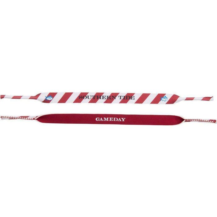 Collegiate Sunglass Straps in Crimson & White by Southern Tide