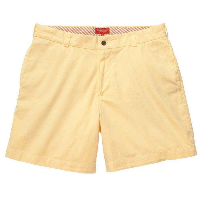 Club Short in Yellow by Southern Proper