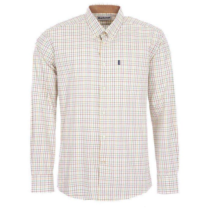 Charles Tailored Fit Button Down in Lawn by Barbour
