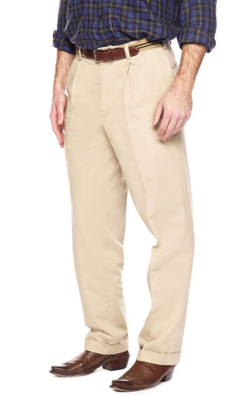 Dalton Pant Khaki - Pleated by Jack Donnelly Khakis