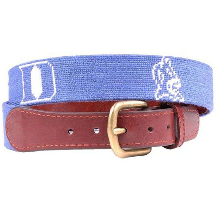 Duke University Needlepoint Belt by Smathers & Branson