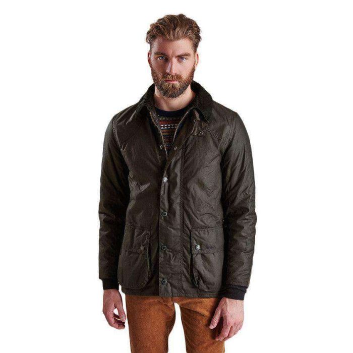 Digby Wax Jacket in Fern by Barbour