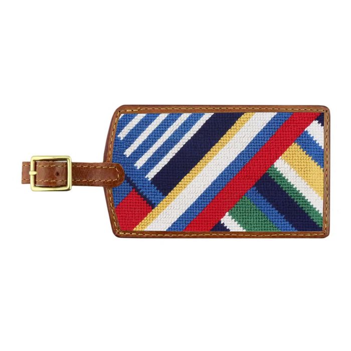 Essex Needlepoint Luggage Tag by Smathers & Branson