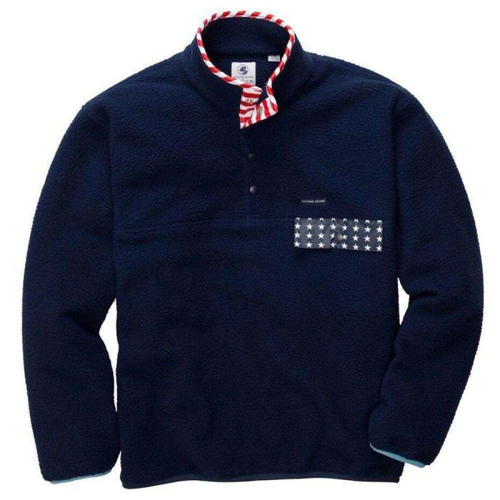 EXCLUSIVE Old Glory All Prep Pullover in Navy by Southern Proper
