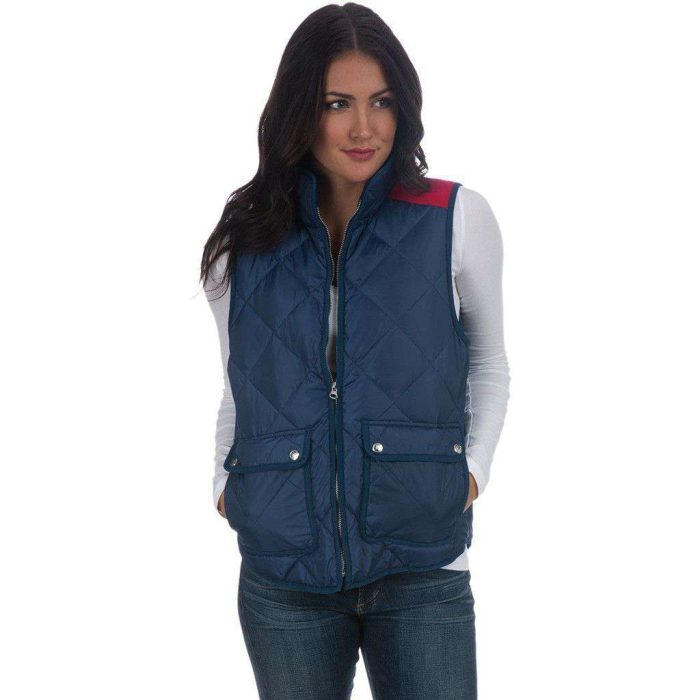 Easton Vest in Sailor Navy by Lauren James