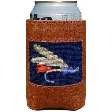 Fishing Fly Needlepoint Can Holder by Smathers & Branson