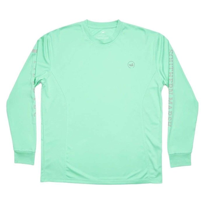 FieldTec Fishing Tee - Long Sleeve in Bimini Green by Southern Marsh