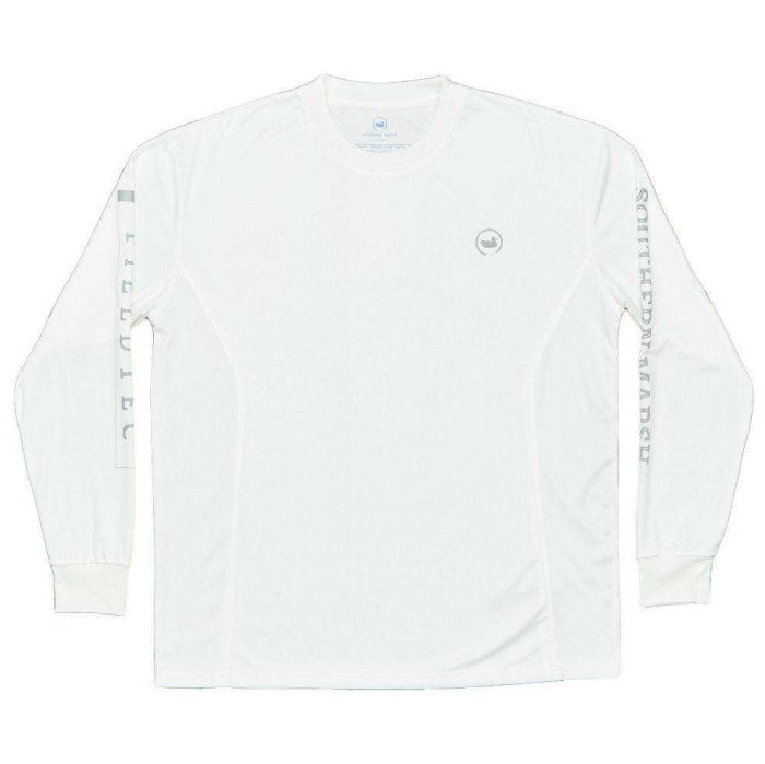 FieldTec Fishing Tee - Long Sleeve in White by Southern Marsh