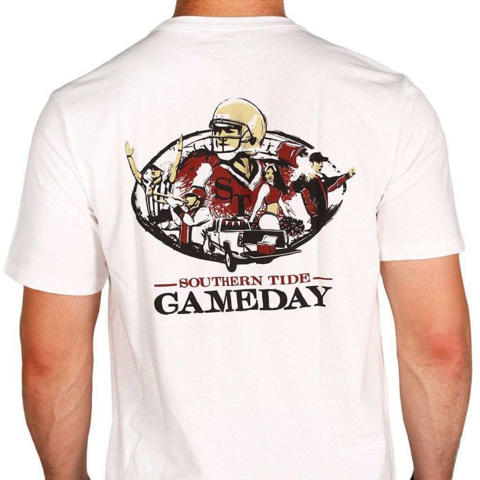 FSU Gameday Tee in White by Southern Tide