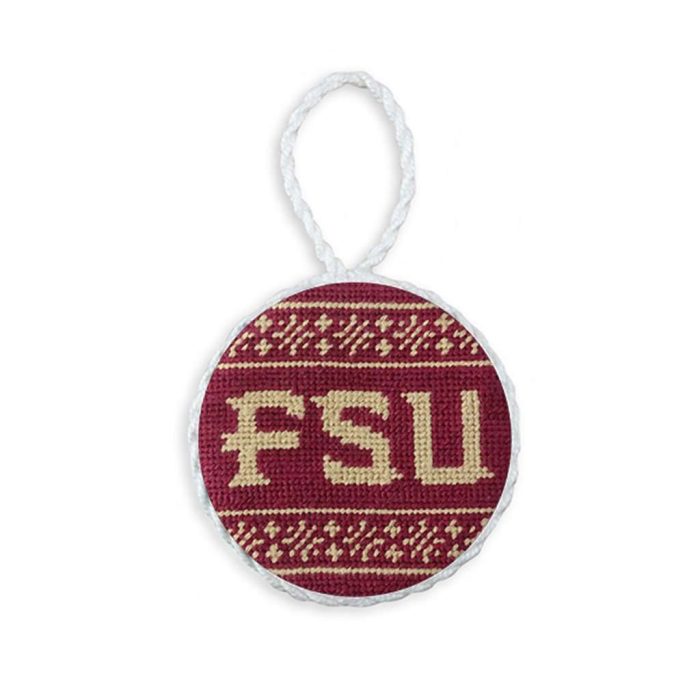 Florida State Fairisle Needlepoint Ornament by Smathers & Branson