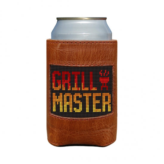 Grill Master Needlepoint Can Cooler by Smathers & Branson