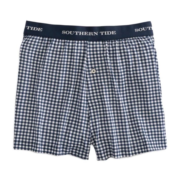 Gingham Performance Boxer by Southern Tide