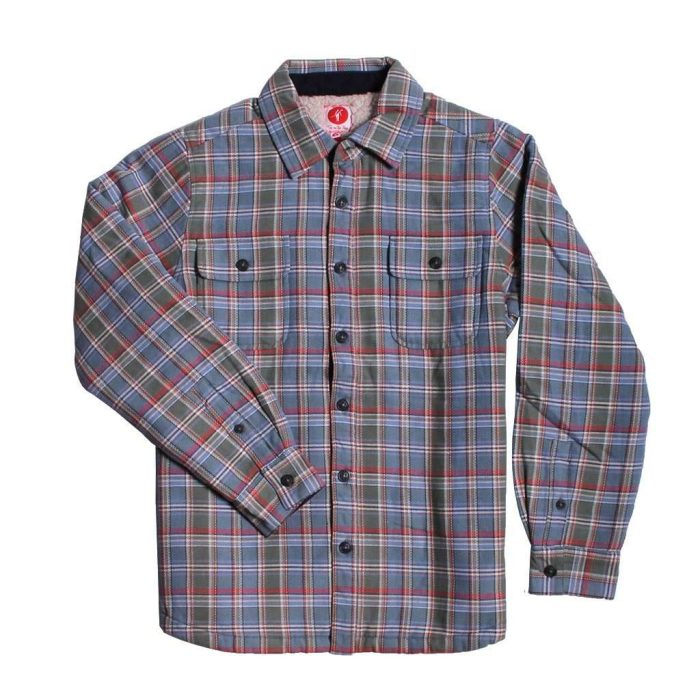 Grizz Plaid Sherpa Lined Jacket by Toes on the Nose