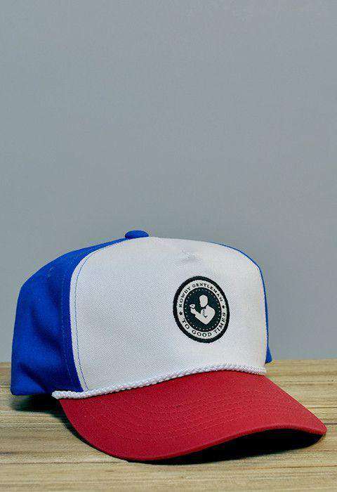 Good Times Seal Rope Hat in Red, White and Blue by Rowdy Gentleman