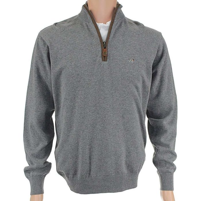 Hayward 1/4 Zip Pullover in Grey by Southern Point Co.