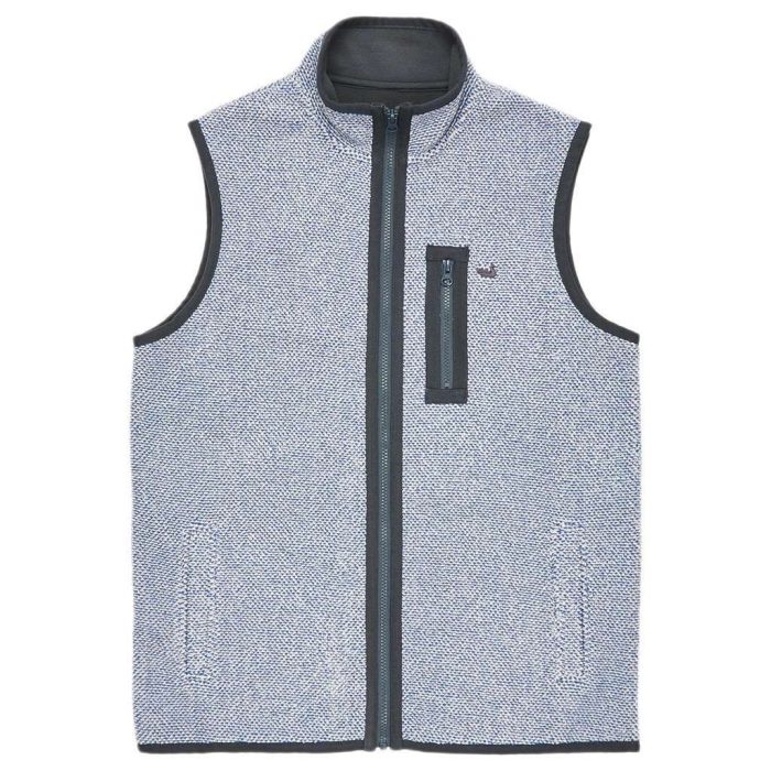 Highland Alpaca Vest in Washed Blue by Southern Marsh