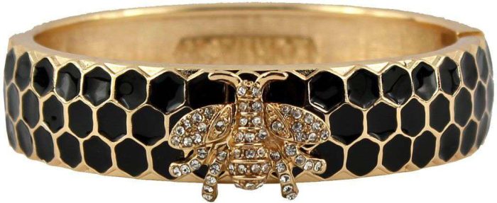 Honey Bangle in Black by Fornash