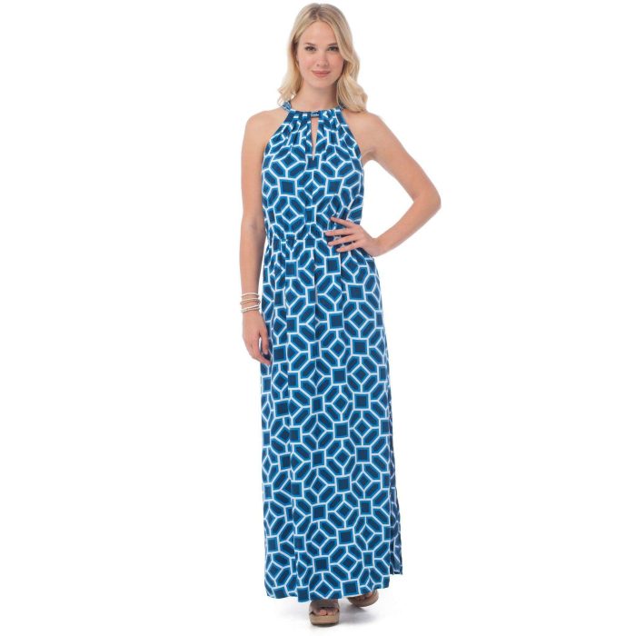 Harper Maxi Dress in Mosaic Print by Southern Tide