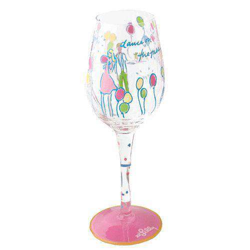 Hand-painted Wine Glass in Pop by Lilly Pulitzer