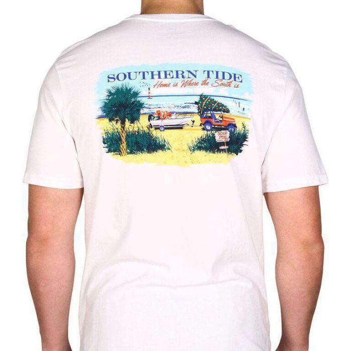 Home is Where the South is Tee Shirt in Classic White by Southern Tide